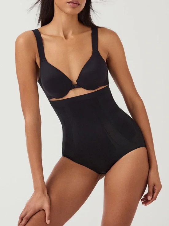 High-Waist Black Shaping Briefs - Women Intimates Spanx Small S|P - Picture 5 of 11